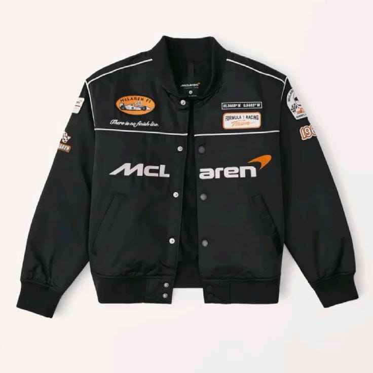 Mclaren racing jacket in black.