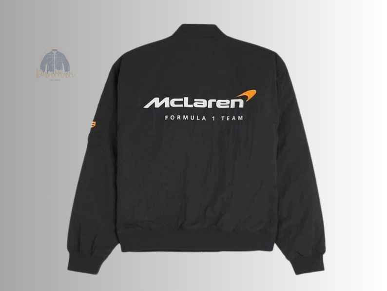 Mclaren racing jacket in black.