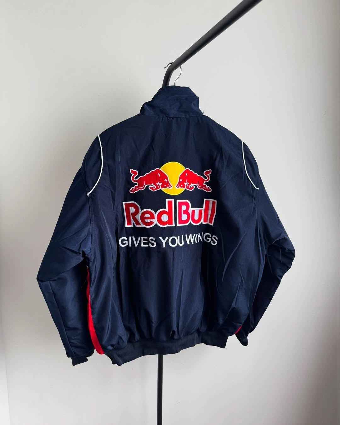 Red bull fully Embroidered racing jacket in blue.