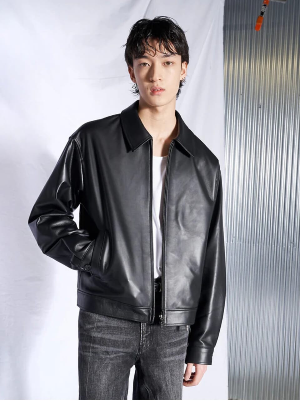 Black leather Jacket