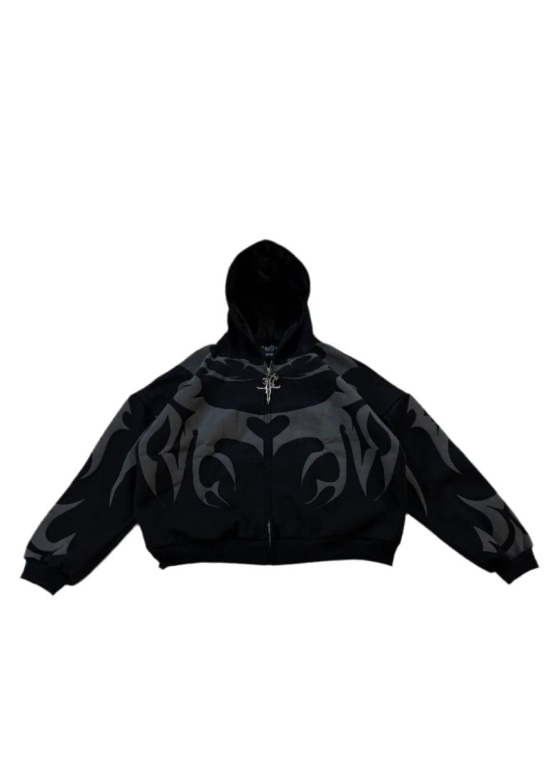 Depth Black Hoodie