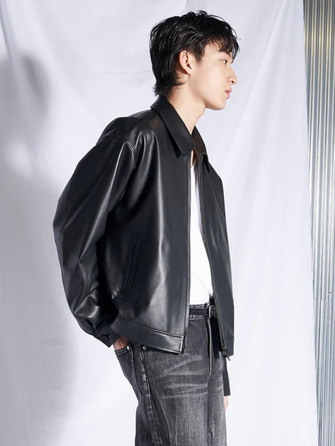 Black leather Jacket
