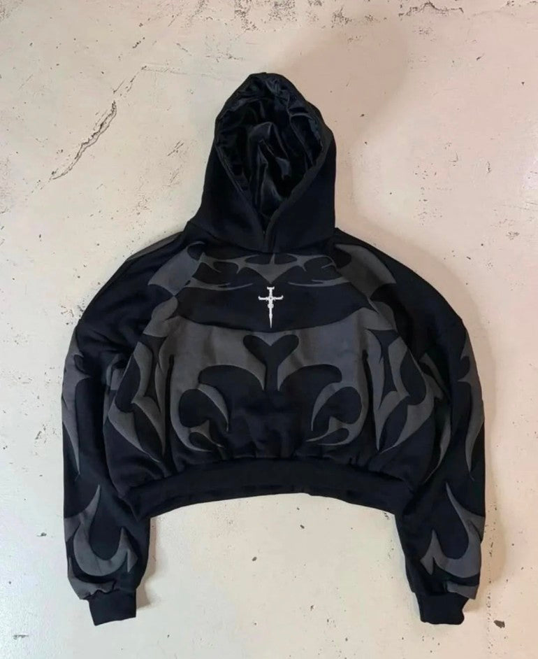 Depth Black Hoodie