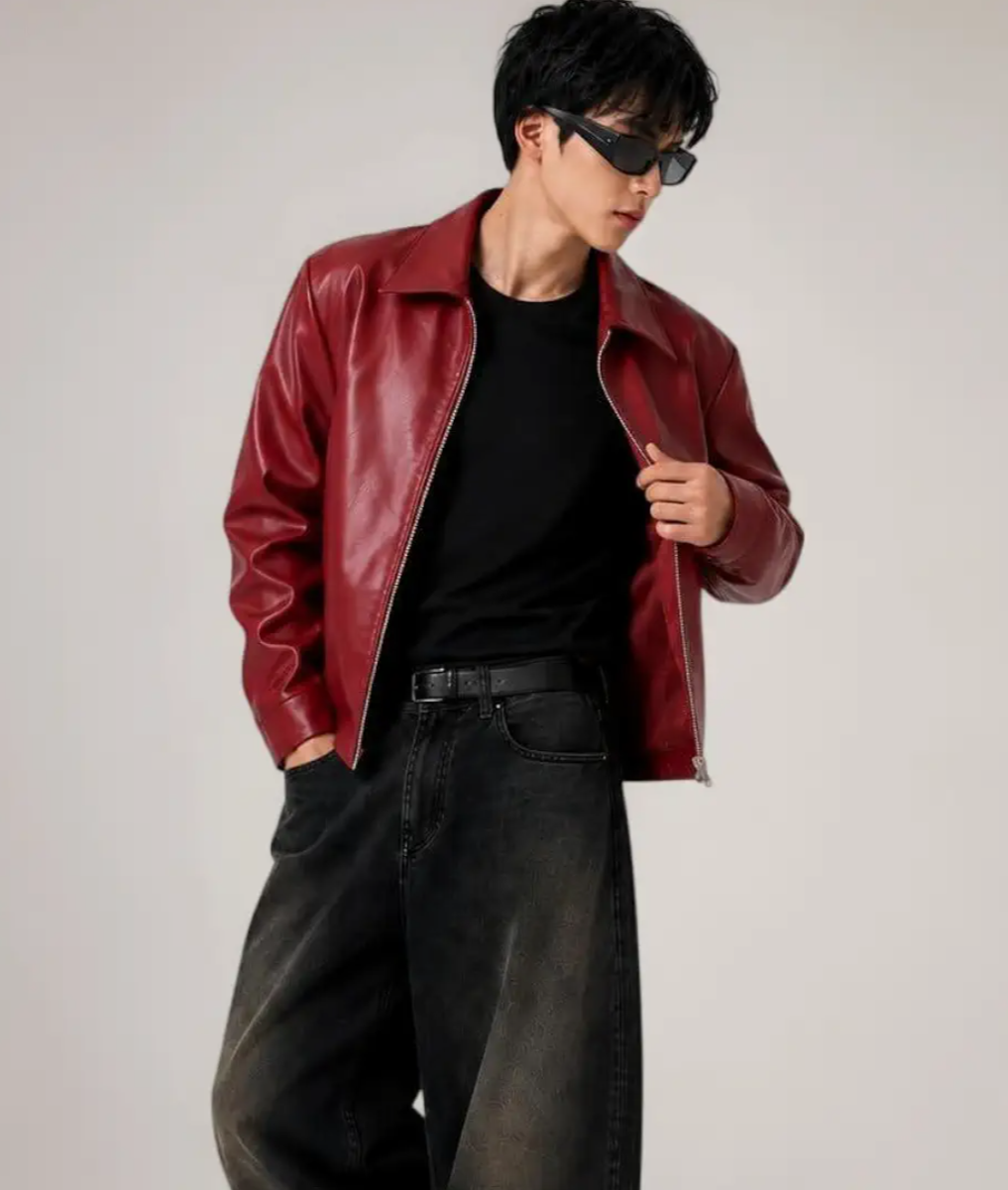 BURGUNDY MAROON JACKET