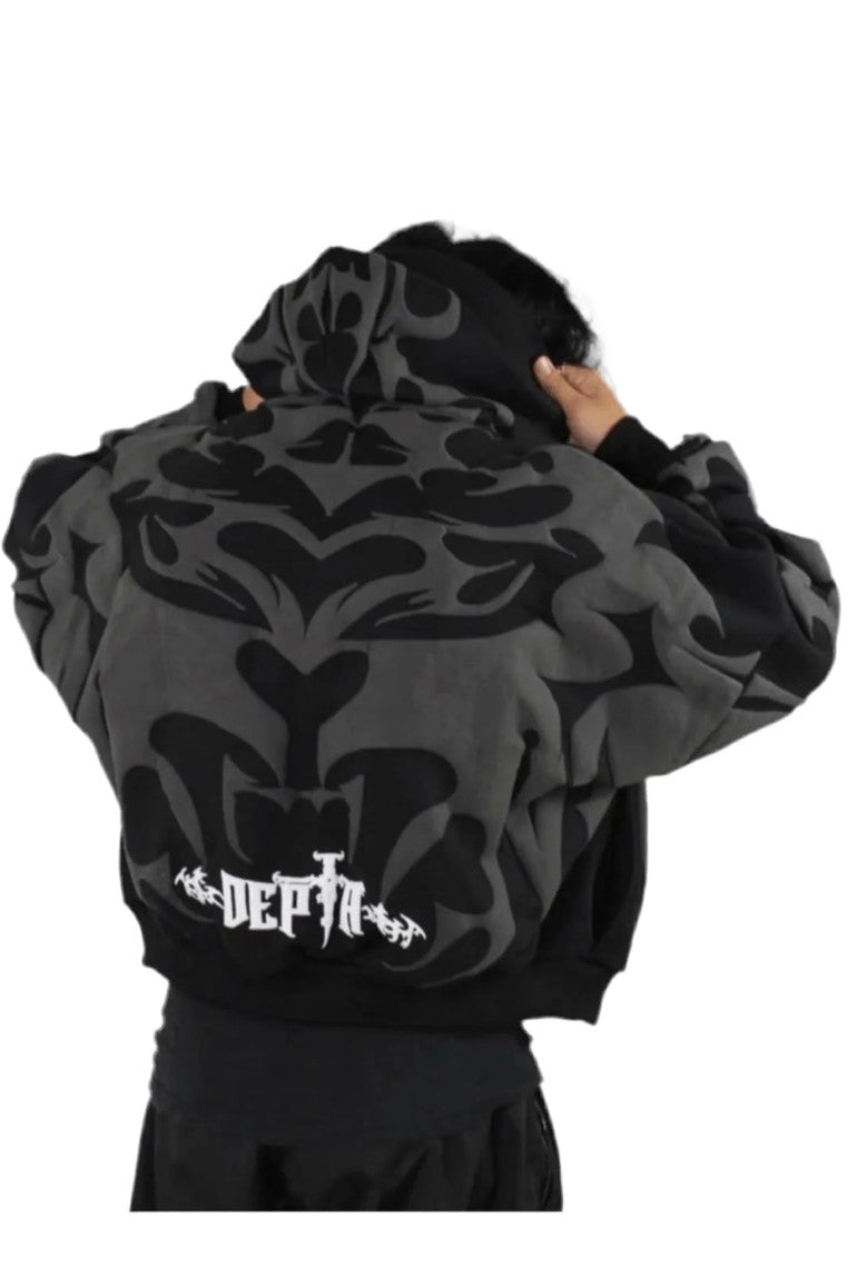 Depth Black Hoodie